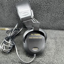 Denon Digital Stereo Headphones AH-D950 top end 90’s TESTED great sound + extras picture