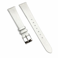 Satin Watch Bands w Quick Release pins Silver (12mm, 14mm, 16mm, 18mm, 20mm) picture