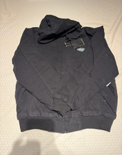 Men’s Dunbrooke New York Jets Dakota Cotton Canvas Hooded Jacket Black picture