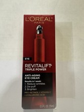 NEW L'Oreal Paris Revitalift Triple Power Eye Cream  Anti Aging  0.5 OZ picture