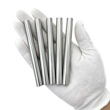 5 Pack 99.99% High Purity Zinc Rods,4 in Long,0.39 Diameter 5PCS, silver picture