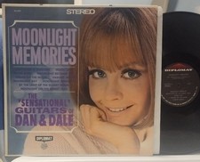 GUITARS OF DAN & DALE Moonlight Memories DIPLOMAT LP Surf AL KOOPER/DANNY KALB picture
