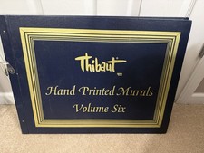 Thibaut Book Hand Printed Murals with Boarders and Fabrics Vol. 6 RARE picture