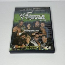 WWF WWE - WrestleMania 16 DVD, 2-Disc Triple H The Rock Kurt Angle RARE OOP 2000 picture