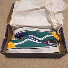 VANS Old Skool 36 LX Multi-Color Skateboarding Shoes Medium (D) US 13 picture