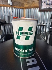 RARE NOS Hess Motor Oil Can Quart  picture