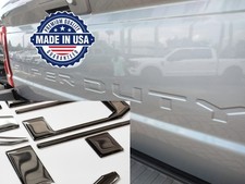 COMPATIBLE WITH 2023 24 25 2026 3D CHROME MIRROR DOMED RAISED TAILGATE LETTERS picture