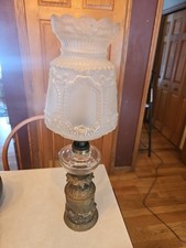 Antique H.A. Brandt Brass Horse Oil Lamp - ABC Patent Burner 1890 picture