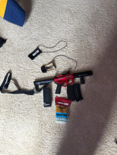 Pre-owned airsoft setup in red and black. Comes with the airsoft items picture