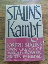 STALIN'S KAMPF 1940 1st Ed. Super-Rare book, MINT w/ DUST-JACKET & LAMINATED picture