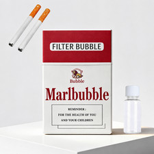 Bubble Cigarette Blowing Stress-Relief Accessory Mini Bubble Blower Sticks Fun picture