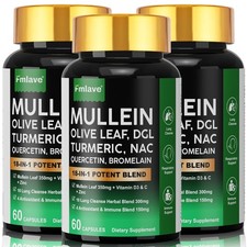 Mullein Lung Cleanse - Herbal Lung Detox & Cleanse for Respiratory Lung Health picture