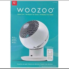 WOOZOO Globe Oscillating Fan w/ Remote (New Version) - 5 Speed - White picture