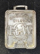 Vintage 1900’s Richards-Wilcox Aurora, ILL Watch FOB Advertising picture