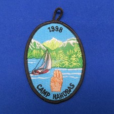 Boy Scout 1998 Camp Hahobas PHC Pacific Harbors Council Patch WA 267B2-BIN picture