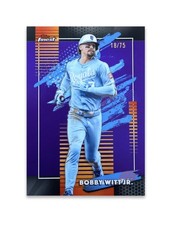 2026 Topps Finest Uncommon Bobby Witt Jr. #107 True Purple Refractor /75 Royals picture