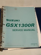 1999 SUZUKI GSX1300R MOTORCYCLE SERVICE MANUAL BINDER P/N 99500-39180-03E (312) picture