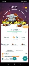 Pokemon Heatran LV50 3moves in 2019 -TRA'DE Lucky guaranteed GO- Description picture