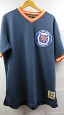 True Fan Detroit Tigers MLB Baseball Jersey XL Blue Orange White picture