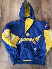 Vintage Starter Golden State Warriors Jacket 90s Sz Xxl picture