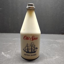 Vintage Old Spice After Shave 4-1/4 fl oz Glass Bottle Star Cap Shulton USA NOS picture