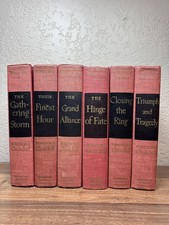 Winston Churchill The Second World War 6 Vol Set 1st US Edition 1948-1953 ) picture