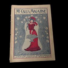 McCall's Magazine June 1902 Womens Fashion Hats Dresses Fun Period Advertising picture