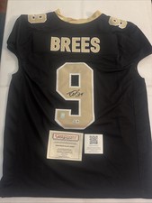 Autographed Drew Brees New Orleans Black Pro Cut Jersey Beckett Authenticated picture