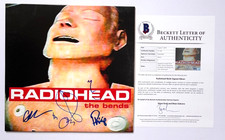 RADIOHEAD FULL BAND SIGNED THE BENDS VINYL ALBUM THOM YORKE +4 BECKETT BAS picture