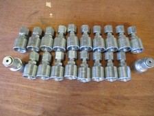 20 Pack Gates Hydraulic Hose Fittings 6G-6FFORX Female Flat Face ORB Straight picture
