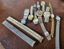 Lot of 9 Watches Vintage & Modern Untested For Parts Repair Or Projects AS IS picture
