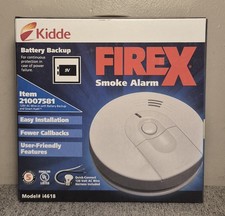 Kidde FireX i4618 21007581 Hardwired Smoke Alarm 9V Battery Backup - Brand New  picture
