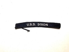 Vintage USS Dixon AS-37 US Navy Submarine Tender Ship Rocker Patch Original picture