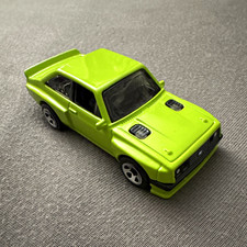 Hot Wheels Ford Escort RS2000 1984 Green 1:64 Diecast Car Vintage picture
