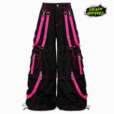 Men's Gothic Bondage Black Trip Pant Rock  Trouser   EMO/TRIPP PANTS picture
