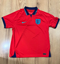 Nike England National Team Soccer Jersey Dri-FIT Red Blue Size XL NWNT picture