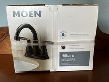 MOEN 84537BRB Hilliard Mediterranean Bronze Two-Handle High Arc Bathroom Faucet picture