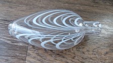 Victorian Nailsea glass flask c1870 picture