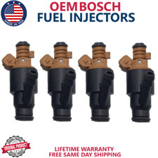 NEW OEM BOSCH 4pcs Fuel Injectors For 1994-1999 BMW 1.8L & 1.9L I4 #0280155501 picture