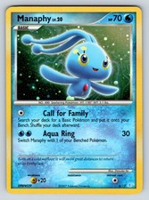 Holofoil Manaphy 4/12 DP Trainer Kit: Manaphy & Lucario LP picture
