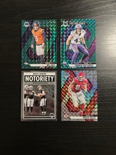 2025 Panini Mosaic Insert Lot Of 4 Cards - Kelce Bowers Lutz Van Ginkel picture