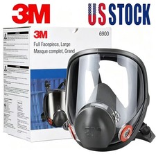 6900 Full Face Mask | Reusable Respirator Protection | Size Large | US SELLER picture