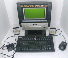 VTG  VTech Power Zone 2000 Educational Desktop W/ Power Cord 2 Cartridges WORKS picture
