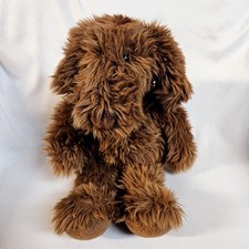 Gund Barkus Shaggy Brown Puppy Dog Soft Plush Floppy Ears Rare Vintage 1991 picture