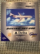 1/400 RARE Gemini Jets Diecast Delta Airlines Boeing 727-200 in old livery picture