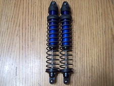 Fits Traxxas 77086-4 8S X-Maxx Front Rear GTX Blue Aluminum Shocks 7761 7766 6S picture