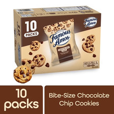 Famous Amos Classic Chocolate Chip Cookies,10 Pack Box picture