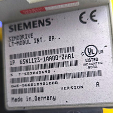 Siemens SIMODRIVE LT-MODUL INT 8A Servo Drive 6SN1123-1AA00-0HA1 picture