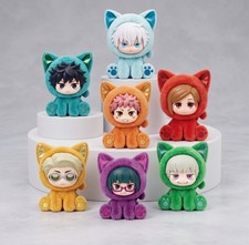 EAKI Jujutsu Kaisen Sitting Cat Party Keychain Plush - YOU PICK (No Box) picture