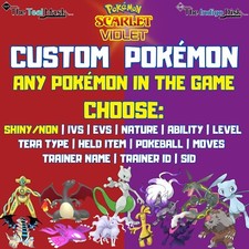 Custom Shiny/Non Shiny Pokemon ✨6IV✨ Build Your Own Pokemon- Scarlet & Violet picture